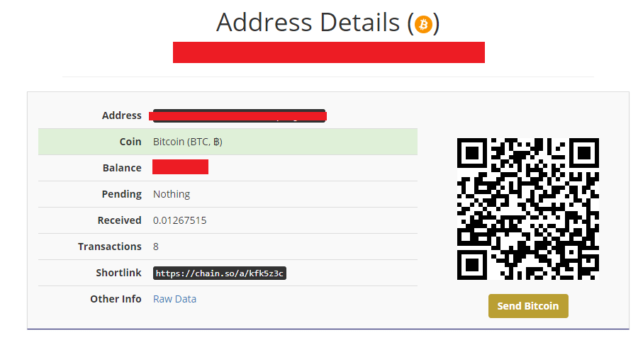 Верификация адреса Bitcoin-кошелька